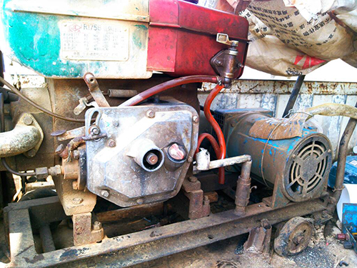 黄岛单杠柴油机发电机出租